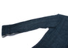 45rpm 45R JAPAN. Navy Striped Indigo Dyed Cotton Gauze Shirt