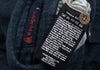 45rpm 45R JAPAN. Navy Striped Indigo Dyed Cotton Gauze Shirt