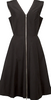 Jean Paul GAULTIER FOR SEPT PREMIERES PARIS. Black Cotton Nylon Sleeveless Zip Dress