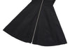 Jean Paul GAULTIER FOR SEPT PREMIERES PARIS. Black Cotton Nylon Sleeveless Zip Dress