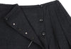 Jean Paul GAULTIER FOR SEPT PREMIERES.  PARIS. Charcoal Color Wool Stretch Pleats Wrap Skirt