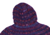 COMME des GARCONS JAPAN. JUNYA WATANABE. Openwork Purple Stripe Knit Hoodie