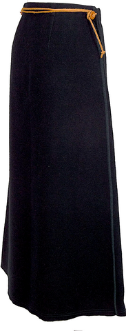 Versace Italy. Electric Lavender/Purple Wool, Rayon, Leather Skirts