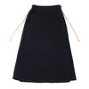45rpm 45R JAPAN. Navy Wool Cutting Wrap Skirt