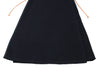 45rpm 45R JAPAN. Navy Wool Cutting Wrap Skirt