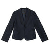 Ray BEAMS JAPAN. Navy Poly Rayon Piping Jacket / Blazer