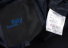 Ray BEAMS JAPAN. Navy Poly Rayon Piping Jacket / Blazer