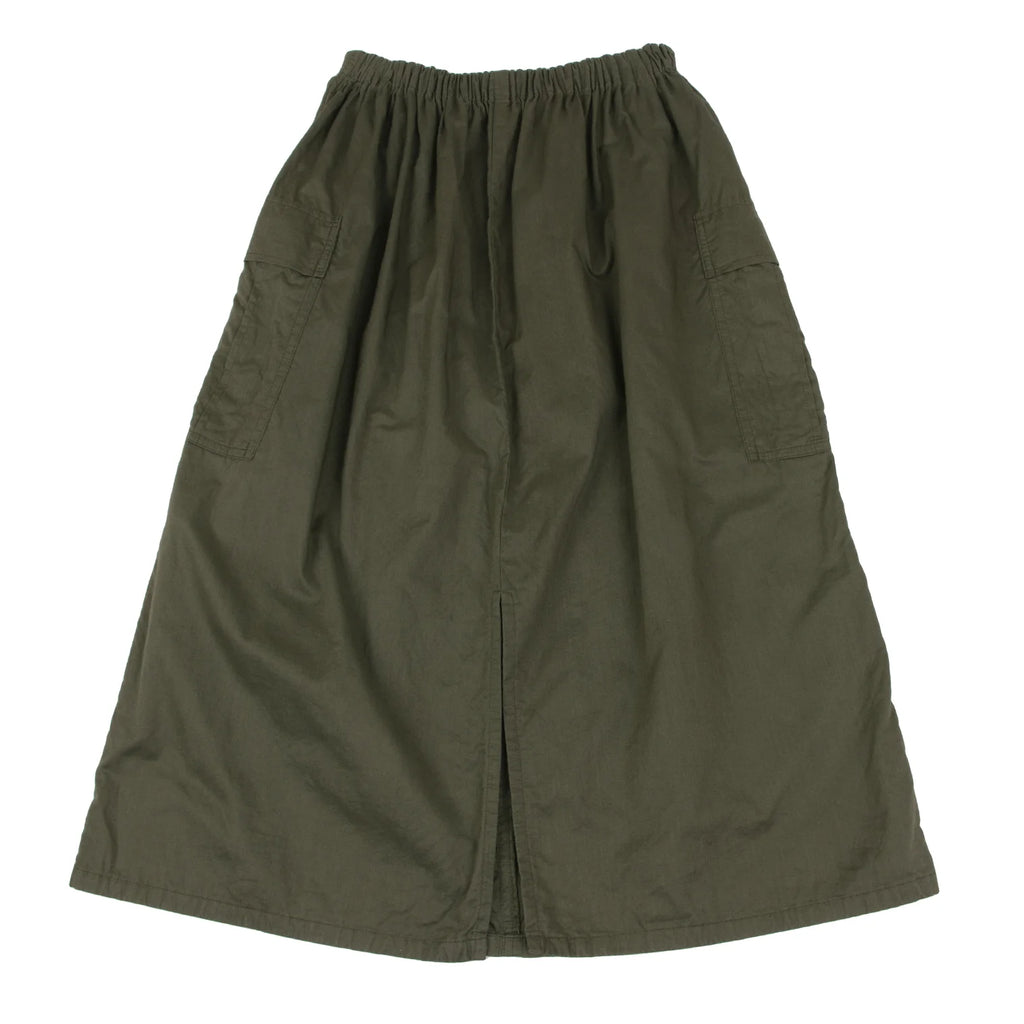 COMME des GARCONS JAPAN. TRICOT. Khaki Cotton Cargo Pocket Skirt Khaki