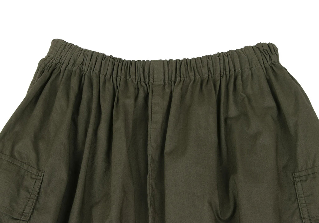 COMME des GARCONS JAPAN. TRICOT. Khaki Cotton Cargo Pocket Skirt Khaki
