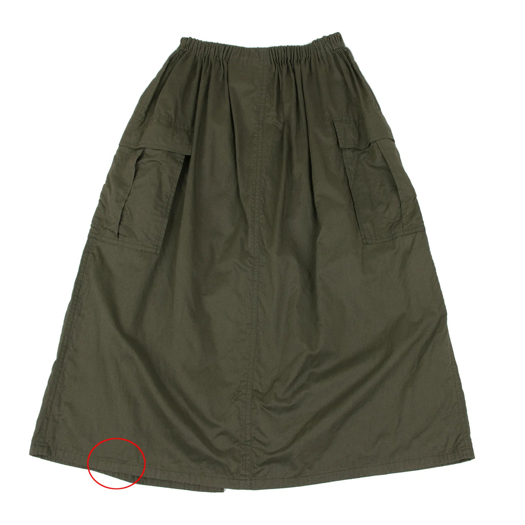 COMME des GARCONS JAPAN. TRICOT. Khaki Cotton Cargo Pocket Skirt Khaki