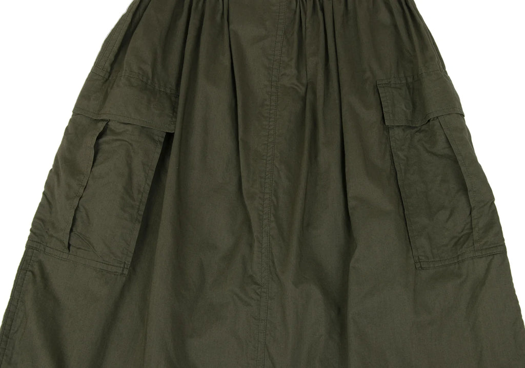 COMME des GARCONS JAPAN. TRICOT. Khaki Cotton Cargo Pocket Skirt Khaki