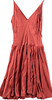 Ghost LONDON. TANYA SARNE. Vintage Burnt Sienna 100% Viscose Midi Dress