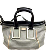 Chloe Paris. Gray/Pink Leather Mini Shoulder Bag / Hand Bag w/Long Strap