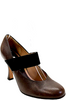 Marni Italy. Brown Leather High Heel Single Strap Mary Jane Pumps Size 38IT, SZ 7.5-8 USA