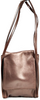 LOEWE MADRID. Brown/Bronze Leather Messenger Style Shoulder Bag