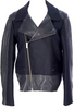 SURFACE TO AIR PARIS. NEW/TAGS.  Black Leather Trim Black Jacket