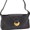 Chloe Paris. Vintage Black Leather Shoulder Bag / Hand Bag