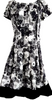 Louis Vuitton Paris. Grays Floral Silk, Rayon Dress