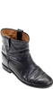 Isabel Marant Etoile PARIS.  Black Round Toe Leather Pull-On Boots Size 8.5