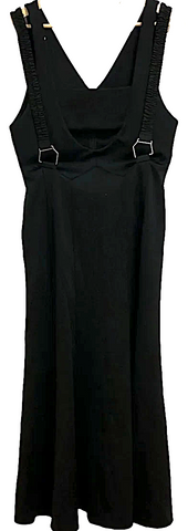 Versace Italy. Jeans Couture. Black Leather Three Button Jacket