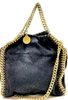 Stella McCartney UK. Black Mini Vegan Leather Shoulder Bag