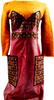 Bottega Veneta Italy. Vintage Leather, Nylon, Silk, Wool Mohair Alpaca Dress