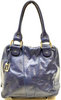 Fendi Italy. Distressed Navy Blue Leather Hand Bag