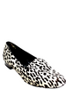 Saint Laurent Paris. White Leopard Print Ponyhair Slip On Flats Size 8.5