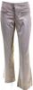 Gucci Italy. Beige Wool Mid Rise Buckle Detail Back Flare Leg Dress Pants