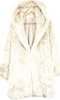 Rizexy RESEXXY JAPAN. One Piece Beige/Cream Hooded Faux Fur Coat Long Length