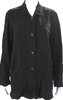 Jil Sander Black Wool Buttoned Long Sleeved Collared Shirt Dress