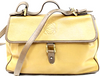 LOEWE MADRID. Tan/Brown Leather Long Strap Shoulder Bag