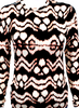 Ulla Johnson NY. Brown/Pink  Ikat Print Long Sleeves Shirt