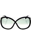 Tom Ford Black Acetate Oversize Gradient Sunglasses