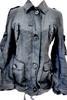 Dolce&Gabbana Italy.  Black Linen Button Jacket/Top
