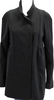 Miu Miu Italy. Black Wool Pleated Flared Detail Collared Jacket