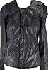 Diesel Glenn Martens Designer Black Lambskin Leather Full Zip Jacket