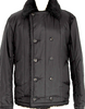 45rpm umii908 Japan. Black Lining Fur Nylon Pea Coat
