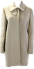 Chloe Paris. Pale Beige Wool Button Down Long Sleeves Coat