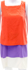 Gucci Italy. Multi Colored Tiered Silk Sleeveless Knee Length Dress
