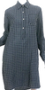 Isabel Marant Etoile Paris. Grey Gingham Check Shirtdress Long Sleeve Dress Size 38