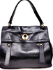 Yves Saint Laurent Paris. Black Leather Shoulder Bag