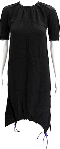 Celine Paris. Phoebe Philo Designed Black Viscose/Acetate Blend Mini Dress