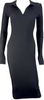 Helmut Lang New 2 4 US 40 IT XS S Black Stretch Bodycon Midi Dress