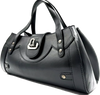 Chloe Paris. Black Leather Handbag Shoulderbag / Handbag Silver Hardware