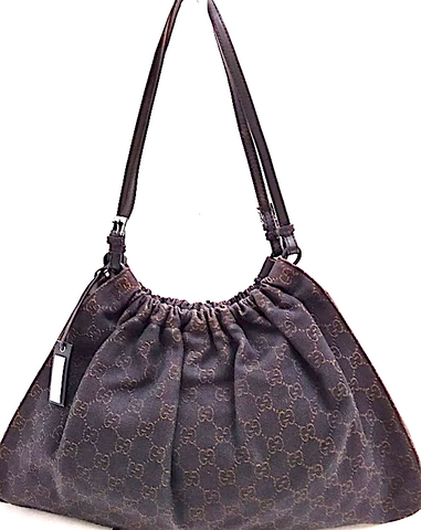 GIVENCHY PARIS. Honey Brown Leahter Hobo Style Shoulderbag