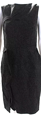 Helmut Lang Black Lambskin Leather Square Neckline Bustier Top