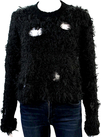 ISSEY MIYAKE JAPAN. zucca Navy Wool Nylon Short Pea Coat