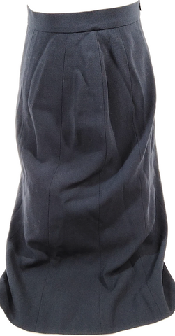 Totokaelo Black Rayon Poly Blend Trench Coat