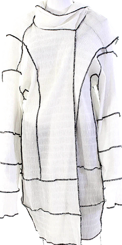 Maison Margiela MM6 Paris. Black Grey Denim Half Button Down Dress w/Back Pockets